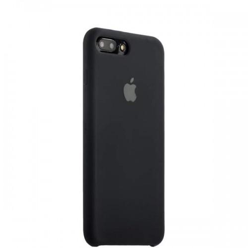 Чехол-накладка Silicone для iPhone 8 Plus и 7 Plus - Черный