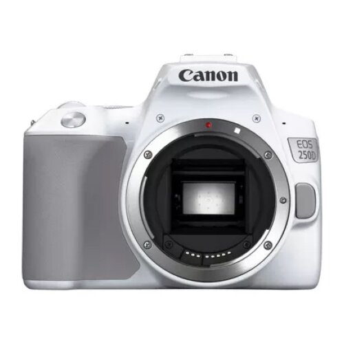 Canon EOS 250D Camera, White + EF-S 18-55mm f/4-5.6 IS STM Lens Kit