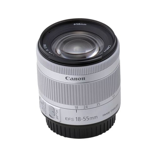 Canon EOS 250D Camera, White + EF-S 18-55mm f/4-5.6 IS STM Lens Kit
