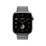 Ремешок Hermes для Apple Watch 42mm Toile H Single Tour - Черный/Слоновая кость (Noir/Ecru)
