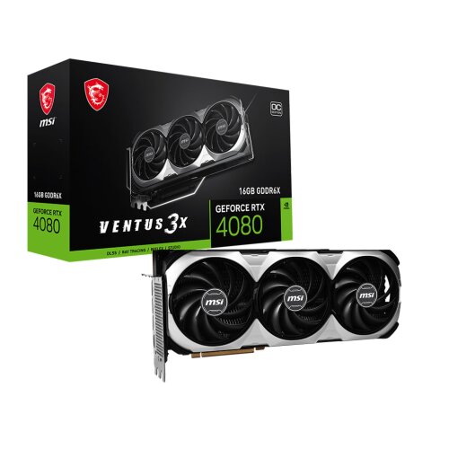 Видеокарта NVIDIA MSI RTX 4080 VENTUS 3X OC 16G