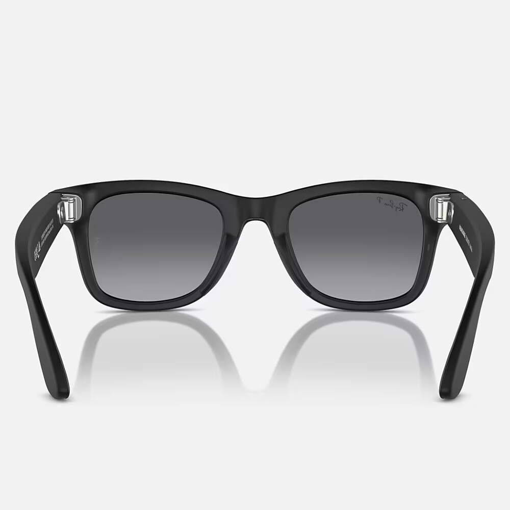 Matte black ray ban wayfarer polarized on sale