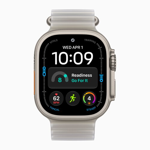 Apple Ocean Band 49mm Natural Titanium Finish для Apple Watch - Translucent Gray (Серый)