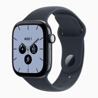 Apple Watch Series 12 46mm, Night Blue Ceramic Case with Sport Band - Navy Blue