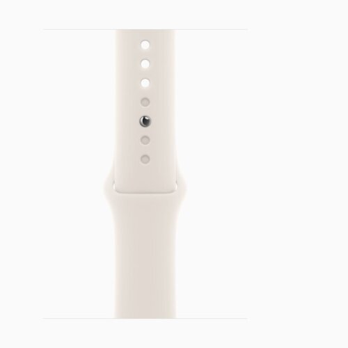 Apple Watch Series 10 46mm, Natural Titanium Case with Sport Band - Starlight