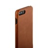 Чехол-книжка кожаный i-Carer для iPhone 8 Plus и 7 Plus Curved Edge - Хаки