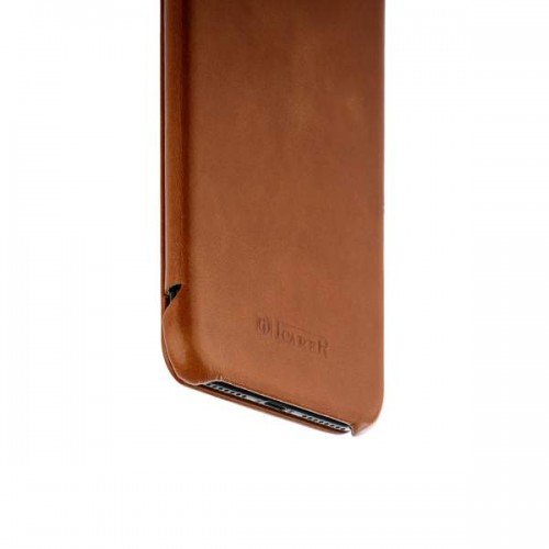 Чехол-книжка кожаный i-Carer для iPhone 8 Plus и 7 Plus Curved Edge - Хаки