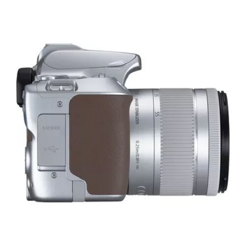 Canon EOS 250D Camera, Silver + EF-S 18-55mm f/4-5.6 IS STM Lens Kit