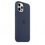 Силиконовый чехол MagSafe для iPhone 12 Pro «Тёмный ультрамарин»