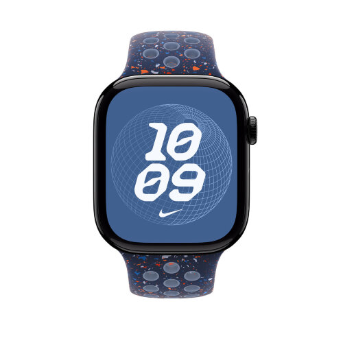 Спортивный ремешок для Apple Watch 46mm Nike Sport Band (S/M) - Синий (Blue Ribbon)
