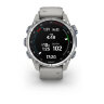 Умные часы Garmin Descent Mk3 43mm, Stainless Steel, Fog Gray Silicone Band