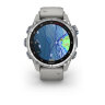 Умные часы Garmin Descent Mk3 43mm, Stainless Steel, Fog Gray Silicone Band
