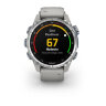 Умные часы Garmin Descent Mk3 43mm, Stainless Steel, Fog Gray Silicone Band