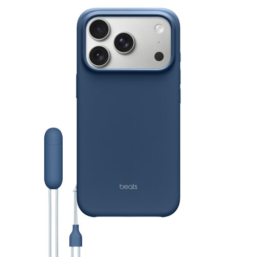 Чехол Beats для iPhone 17 Pro Kickstand Case с MagSafe Camera Control - Синий (Bedrock Blue)