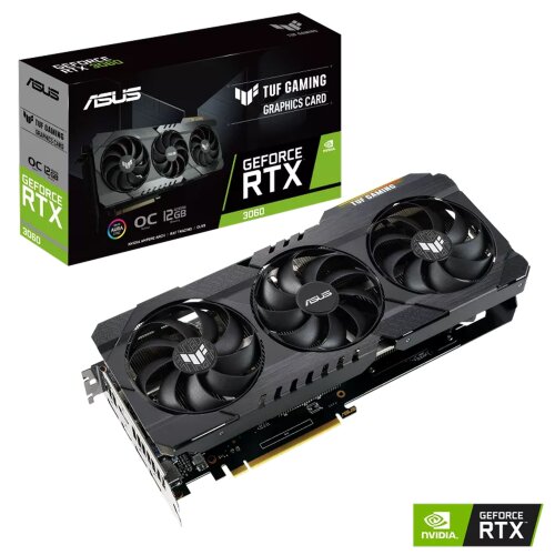Видеокарта NVIDIA ASUS TUF RTX 3060 OC 12GB