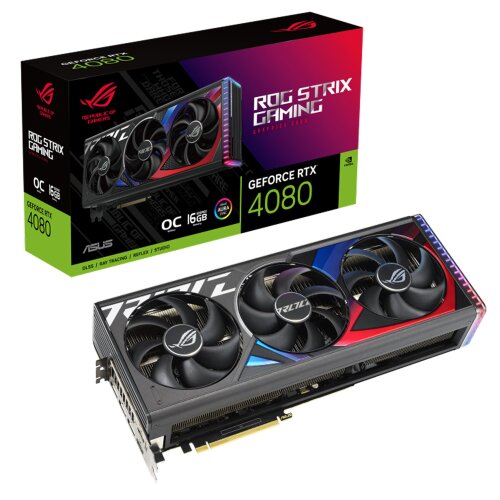 Видеокарта NVIDIA ASUS ROG Strix RTX 4080 OC 16GB