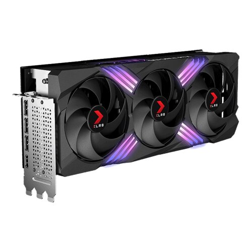 Игровая видеокарта NVIDIA PNY GeForce RTX 4080 SUPER 16GB XLR8 Gaming VERTO EPIC-X RGB Overclocked Triple Fan