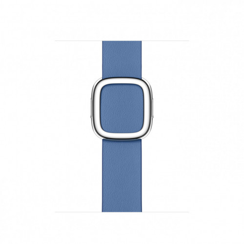 Apple Watch Series 9 41mm, Silver Stainless Steel Case with Modern Buckle (Medium) - Azure