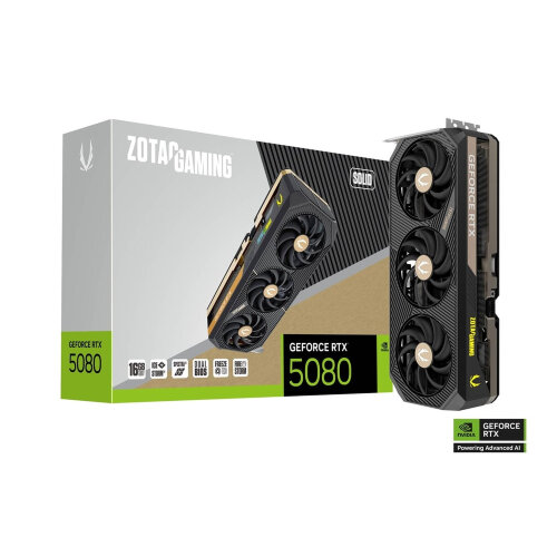 Игровая видеокарта NVIDIA ZOTAC GAMING GeForce RTX 5080 SOLID