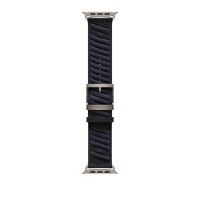 Ремешок Hermes для Ultra 3 En Mer 49mm - Темно-синий (Noir/Bleu Nuit)