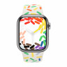 Apple Watch Series 9 45mm, Silver Stainless Steel Case with Sport Band - Pride Edition