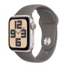 Apple Watch SE (2023) 40mm, Starlight Aluminum Case with Sport Band - Clay (Коричневый)
