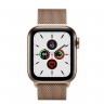 Apple Watch series 5, 40 мм Cellular + GPS, золотая нержавеющая сталь, миланский сетчатый браслет