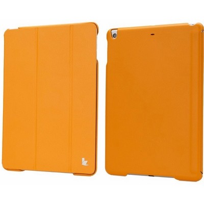Кожаный чехол для iPad Air Jisoncase Premium оранжевый