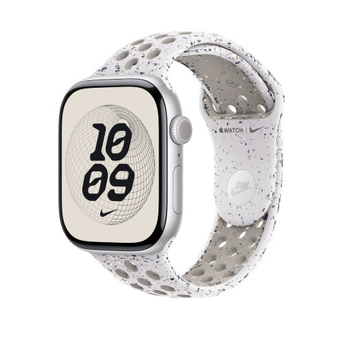 Спортивный ремешок для Apple Watch 46mm Nike Sport Band (M/L) - Серый (Veiled Grey)