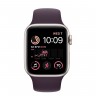 Apple Watch SE (2022) 40mm, Starlight Aluminum Case with Sport Band - Elderberry