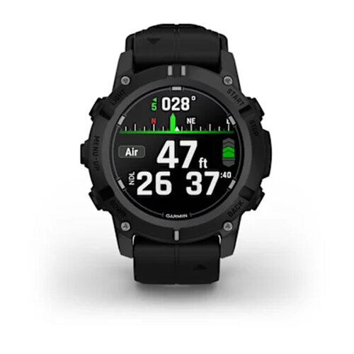 Умные часы Garmin Descent G2 45mm, Black, Black Band