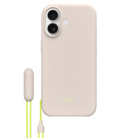 Чехол Beats для iPhone 17 Kickstand Case с MagSafe Camera Control - Бежевый (Lime Stone)