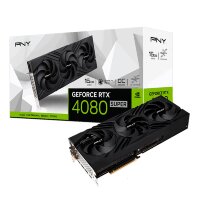Видеокарта NVIDIA PNY GeForce RTX 4080 SUPER 16GB VERTO Overclocked Triple Fan