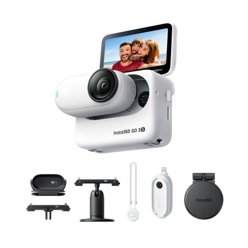 Мини экшн-камера Insta360 GO 3S White 64GB Creator Bundle