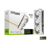 Игровая видеокарта NVIDIA ZOTAC GAMING GeForce RTX 5080 SOLID OC White Edition