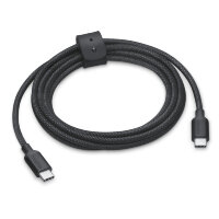 Кабель зарядки mophie USB-C — USB-C 240 Вт, 2 м, чёрный