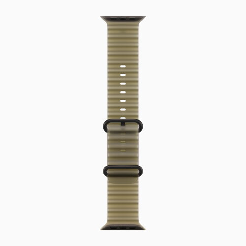 Apple Ocean Band 49mm Black Titanium Finish для Apple Watch - Translucent Kelp (Бежевый)