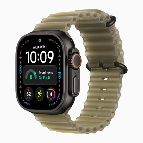 Apple Ocean Band 49mm Black Titanium Finish для Apple Watch - Translucent Kelp (Бежевый)