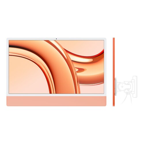 Apple iMac 24 inch (2023, M3, 16GB, 1TB SSD, 10-core GPU) VESA, Orange