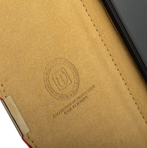 Чехол-книжка кожаная i-Carer для iPhone 8 Plus и 7 Plus luxury Series - Красный