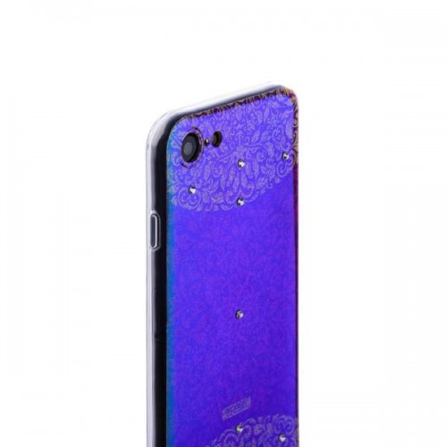 Накладка силиконовая Golden Faith для iPhone 8 и 7 со стразами Swarovski - Стиль 22