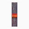 Apple Watch Series 10 42mm, Jet Black Aluminum Case with Nike Sport Loop - Blue/Red