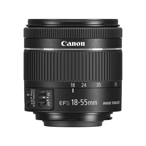 Canon EOS 250D Camera, Black + EF-S 18-55mm f/4-5.6 IS STM Lens Kit