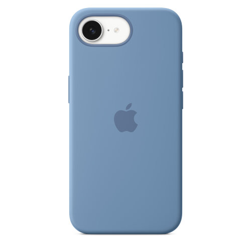 Силиконовый чехол для iPhone 16e - Winter Blue (Голубой)