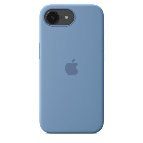 Силиконовый чехол для iPhone 16e - Winter Blue (Голубой)