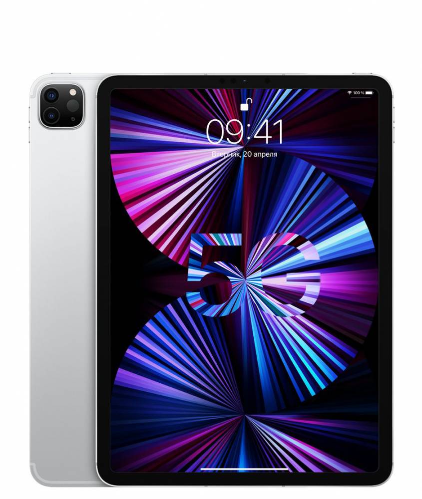 Купить iPad Pro 11 128gb M1 WiFi + 5G silver в Москве цена