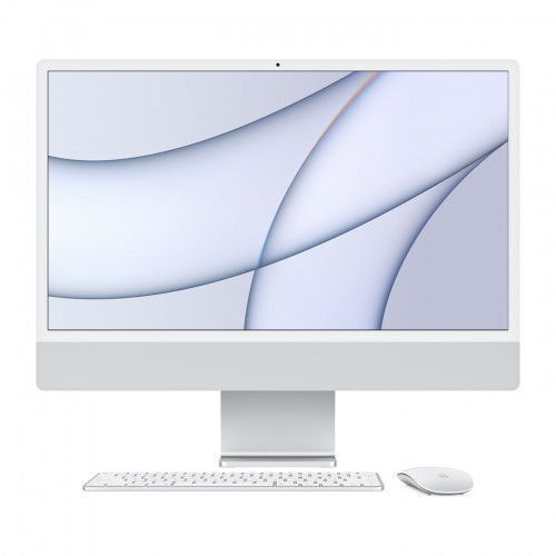 Apple iMac 24" (2021, M1, 16GB, 1TB SSD, 8-core CPU, 8-core GPU), silver