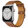 Apple Watch Series 7 Hermes 45 мм с кожаным ремешком цвета Gold