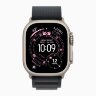 Apple Watch Ultra 3 49mm Titanium Case with Black Alpine Loop (L)