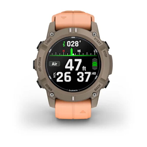 Умные часы Garmin Descent G2 45mm, Paloma, Shell Pink Band